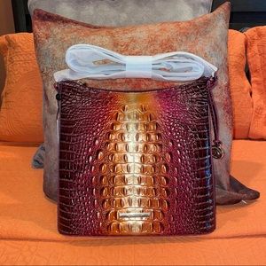 NWT Brahmin “Katie” Sunset Ombré Melbourne Crossbody - DISCONTINUED